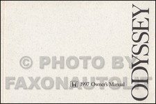 1997 Honda Odyssey Propriétaires Manuel Original OEM Mini Van Owner Guide Livre