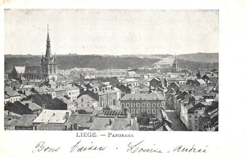 Cpa liege panorama - liege,