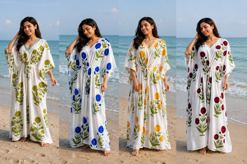 100 coton caftan - 100%, bohème