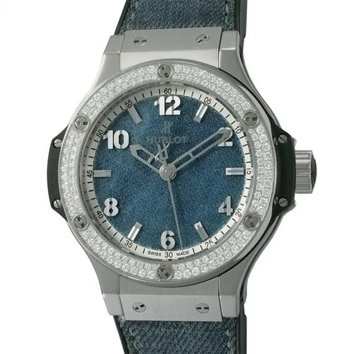 Hublot big bang jeans - big, diamond