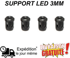Lot 4 Porte LED 3mm Qualité