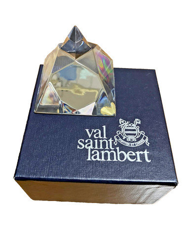 Pyramid art glass sculpture - pyramid,