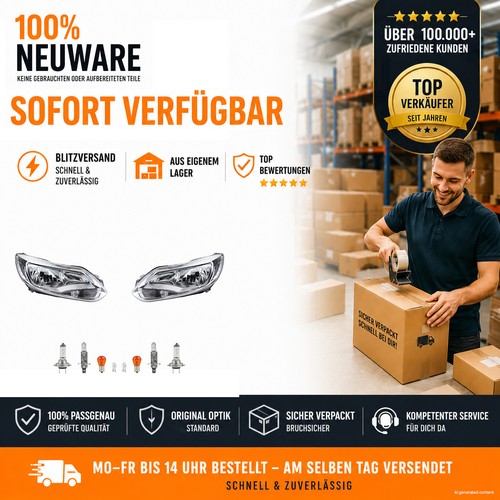 Phares kit convient pour - phares, ford