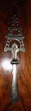 Antique absinthe spoon WJB W.J.B exhibition Paris Eiffel Tower 1889