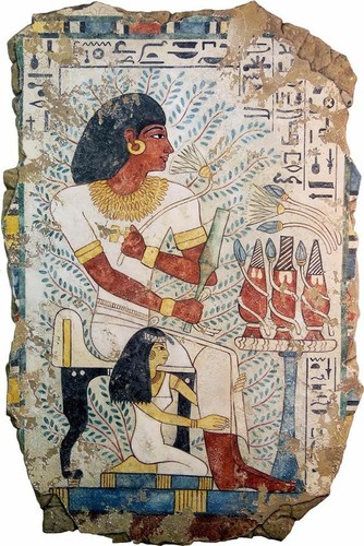 Plaque métal hieroglyphe - mÉtal,