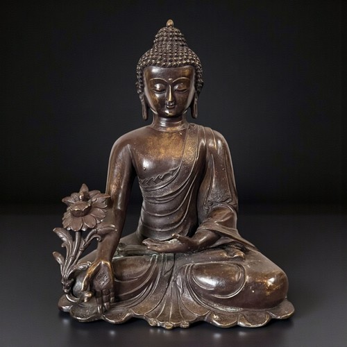 Bouddha médecine bronze - de, en