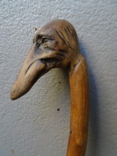 Canne ancienne pommeau Tête