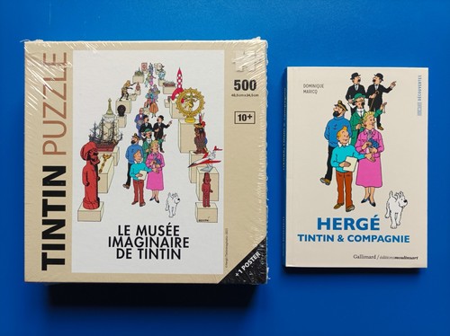 Puzzle tintin livre hergé - tintin+livre,