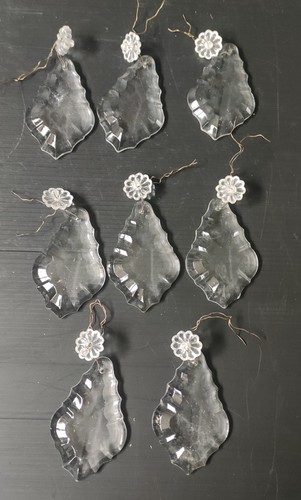 Lot pampilles cristal goutte - 8,
