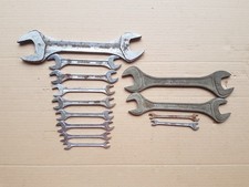 FACOM lot ancienne cle plate fourche Super s Scientific outil outillage ancien