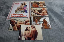 LACHE MOI LES JARRETELLES edwige fenech Aldo Maccione rare photos presse 1978