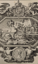 Grande gravure - Arion joue de