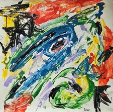 Peinture à l'huile abstraite