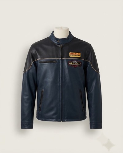 Blouson moto vintage - blouson,