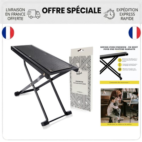 Repose pied guitare pliable - repose-pied,