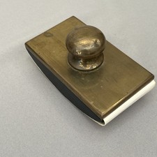 Ancien Tampon Buvard En Laiton