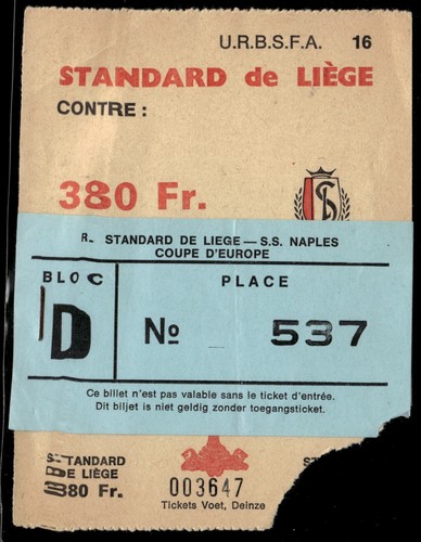 Ticket 1979 standard - ticket,