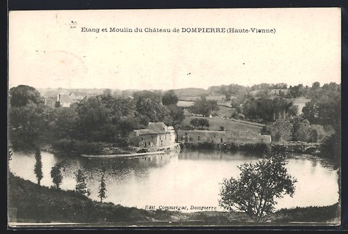 Cpa dompierre étang et - cpa,
