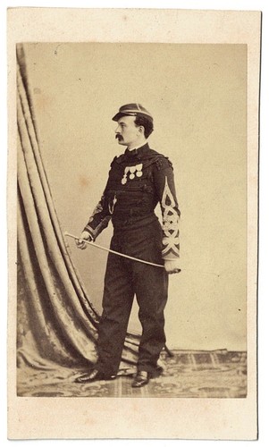 Cdv second empire militaire - empire,