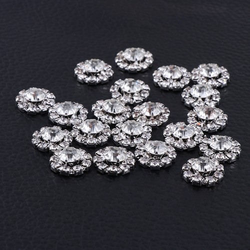 20pcs flatback ronde strass - ,