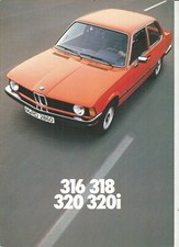 BMW E21 - 316 318 320 320i - 1977 / catalogue brochure dépliant prospectus