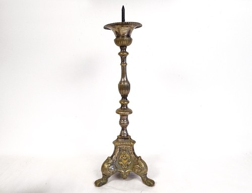 Pique cierge bougeoir bronze - bougeoir,