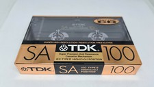Bande cassette vierge TDK SA 100 USA (scellée) NEUVE