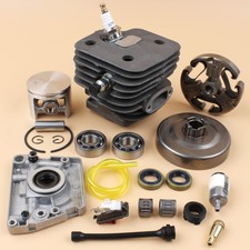 52mm Bore Nikasil Cylinder Kit Fit Jonsered 630 670 625 Chainsaw Oil Pump Clutch