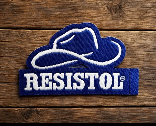 Resistol blue hat patche - resistol,