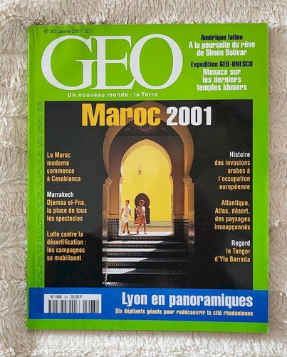 Revue magazine geo maroc - revue, :