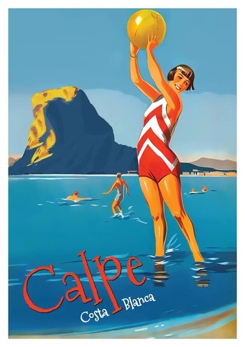 Affiche poster calpe - affiche,