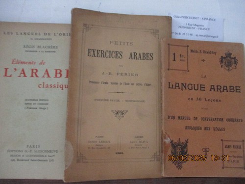 Langue arabe ouvrages - langue, arabe,