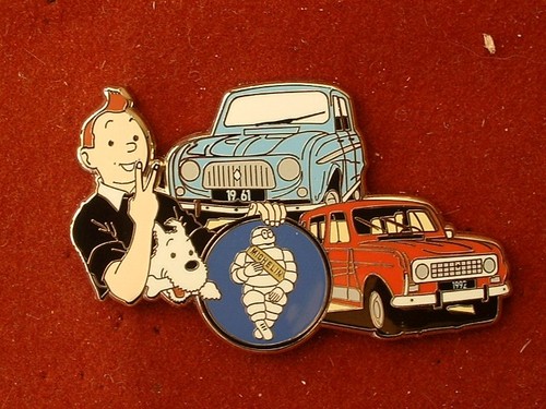 Pin tintin renault - pin's,