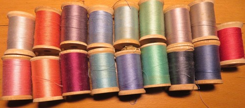 Silk thread spools ver a - silk,