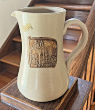 Vintage Belgium Pottery Gres Losson Tourne' Main Pitcher Nivelles