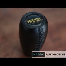 Genuine NISMO Old Logo Leather Shift Knob M10 - S13 180sx R32 R33 JDM Skyline
