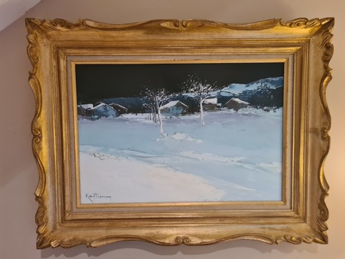 Toile peinture huile - l,