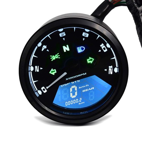Compteur vitesse moto lcd - compteur,