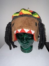 Domo Beanie Big Head Rasta Dreads Costume NEW WITHOUT TAGS RARE