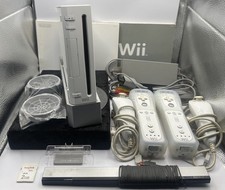 Nintendo Wii Console Bundle Controllers, Nunchucks, Power Supply+ More!! 