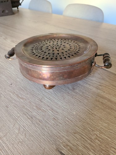 Ancien chauffe plat cuivre - chauffe, en