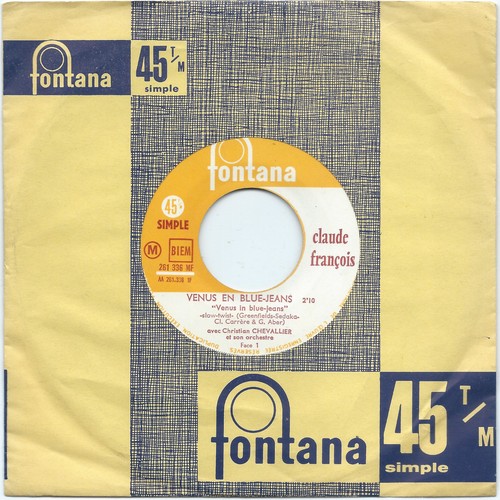 Claude francois venus - francois, blue