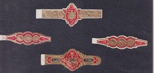 4 Antique Vitola Cigar Ring