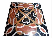 Table Basse En Marbre Noir 36"