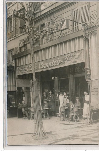 Paris hotel cafe counter - hotel,