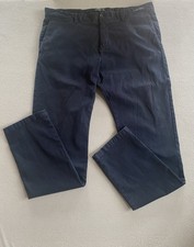 Paul & Shark Yachting Mens Navy Blue Chino Trousers Cotton Size W40 L36