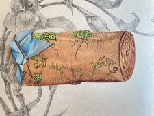 Ancienne Image Pieuse Buche De