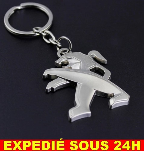 Porte clés peugeot métal - clés,