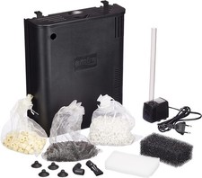 Filtering Box Black 150 - Filtre Biologique Interne pour Aquariums avec Pompe...