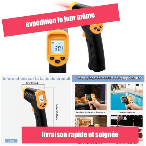 Thermomètre infrarouge laser